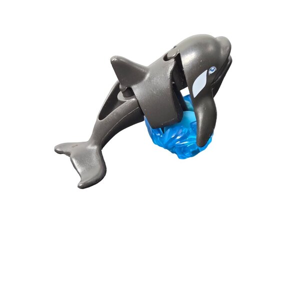 Kinder Joy Egg National Park Killer Whale Orca Animal Collectible Mini Toy - Picture 2 of 6